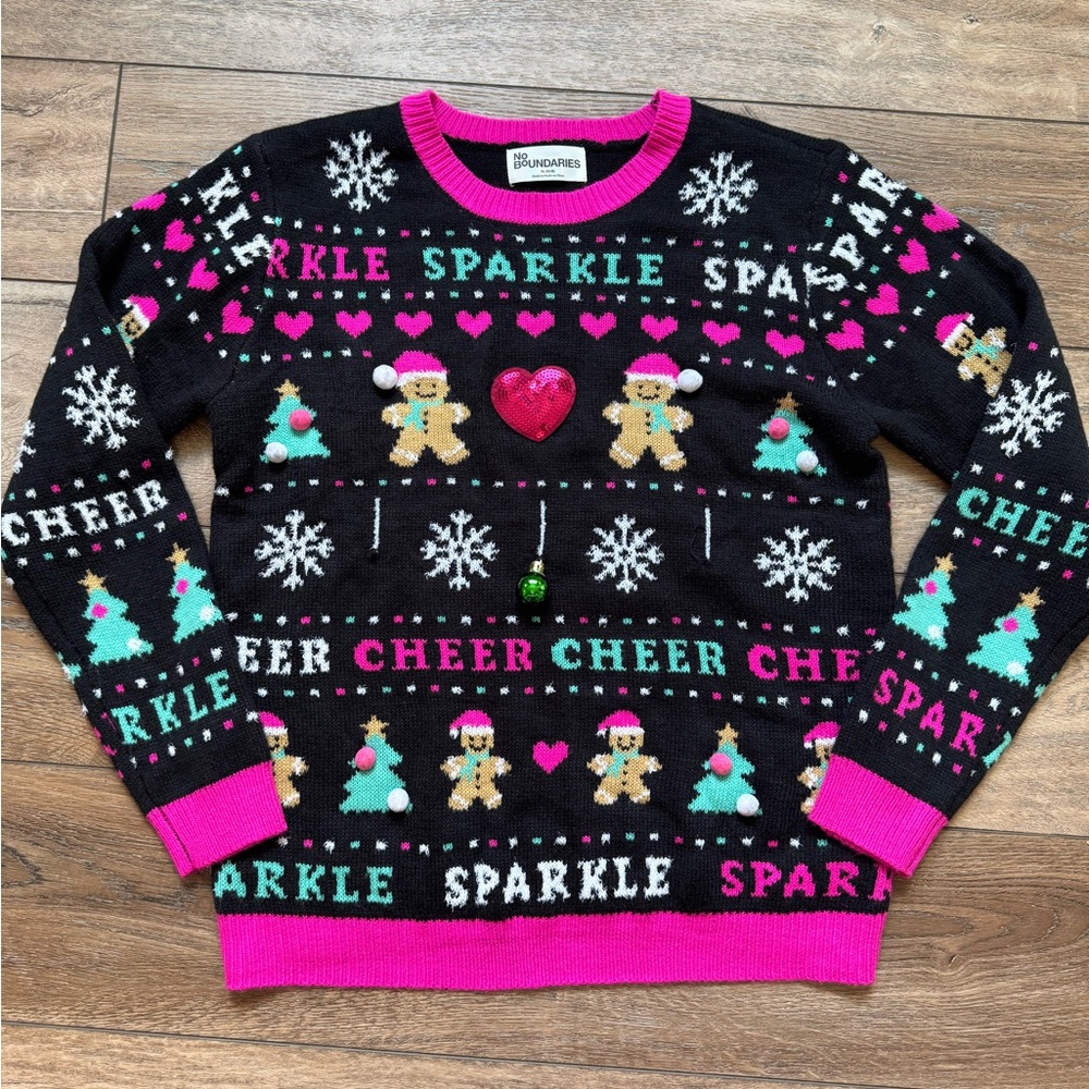 NO BOUNDARIES Holiday Sweater